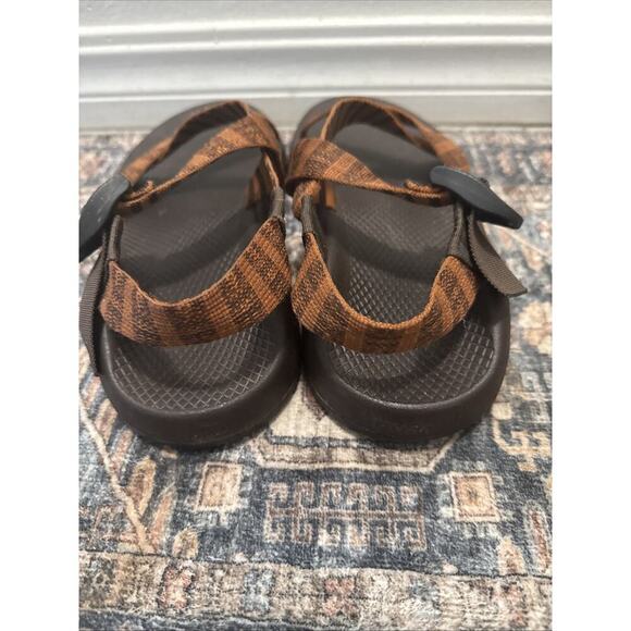 Chaco Size 10M Men’s Brown And Orange Braid Adjustable Comfort Sport Sandals - Picture 6 of 8